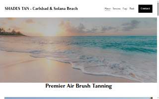 Shades Tan website