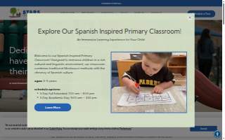 Stars Montessori Academy website