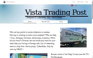 Vista Trading Post website