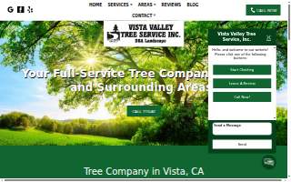 Vista Valley Tree Service Inc website