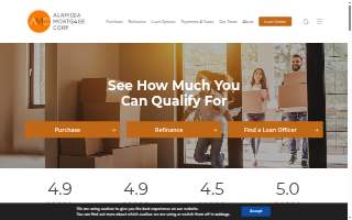 Alameda Mortgage Corporation of Walnut website
