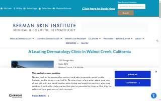Berman Skin Institute | Medical & Cosmetic Dermatology of Walnut Creek website
