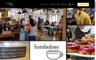 Bondadoso Coffee and Tea Collective website