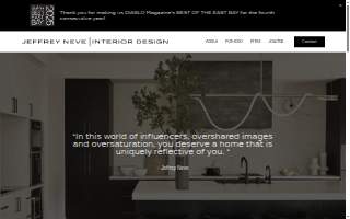Jeffrey Neve Interior Design of Walnut Creek website