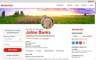 Joline Banks - State Farm Insurance Agent website