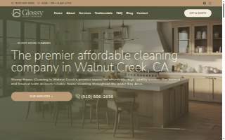 Glossy House Cleaning Bay Area of Walnut website