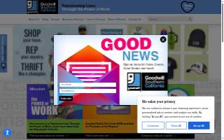 Goodwill Southern California Store & Donation Center of Rowland Heights website