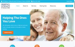 Hearing Science of Walnut Creek website