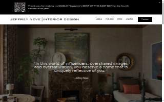 Jeffrey Neve Interior Design of Walnut website