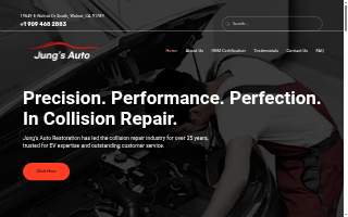 Jungs Auto Body website