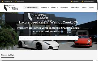 North State Auto of Walnut website