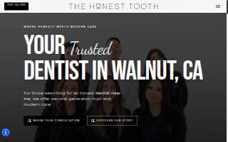The Honest Tooth Dentistry - Best Family Dentist in Walnut website