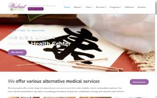 Walnut Natural Health Center website