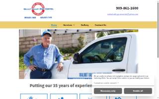 Walnut Valley Pest Control website