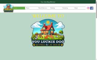 You Luckie Dog Kennels and Cat House website