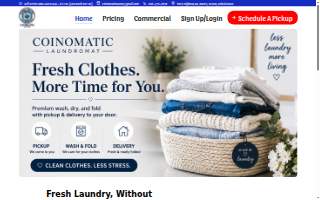 Coinomatic Laundromat website