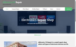 Alltronics TV Repair website