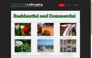 Gonzales Landscaping website