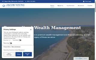 Jacob Young Financial website