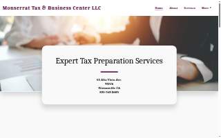 Monserrat Tax & Business Center website