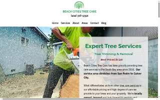 Beach Cities Tree Care Inc website