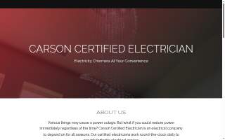 Carson Certified Electrician website