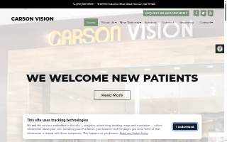 Carson Vision website