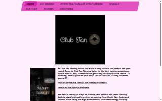 Club Tan Tanning Salon of West Carson website