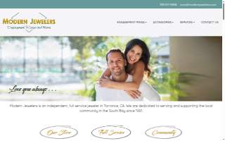 Modern Jewelers of West Carson website