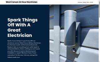 West Carson 24 Hour Electrician website