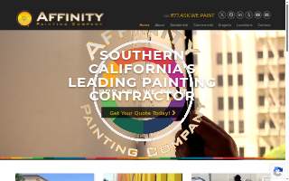Affinity Painting Company of West Covina website