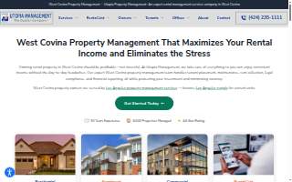 Covina Property Management website