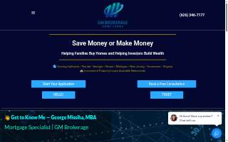 GM Brokerage Home Loans of West Covina website