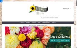 Heavenly Flowers website