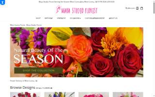 Maya Studio Florist website