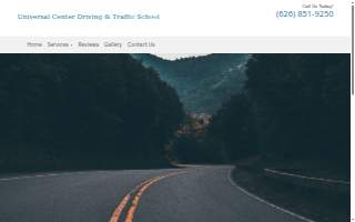 Universal Center-Driving School of La Puente website