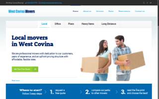 West Covina Movers website