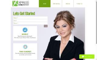 Xpress Mobile Notary Services website