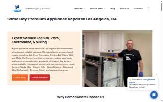 ASA Appliance Repair website