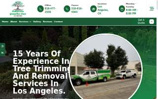 California Green Tree Care Inc. website