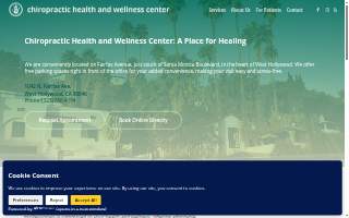 Chiropractic Health & Wellness Center website