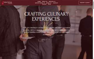 Crateful Catering Los Angeles website