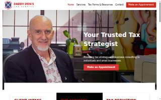Daddy Don's Tax Service website