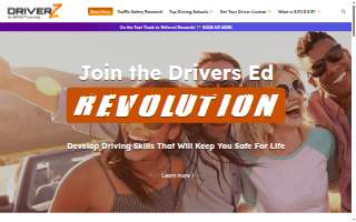DriverZ SPIDER Driving Schools - Indianapolis website