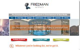 Friedman Personnel Agency website