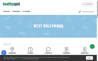 Healthy Spot website