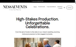 NessaEvents website