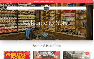NoHo Food Truck Collection website