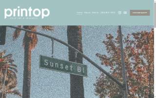 Printop Printing & Graphics website