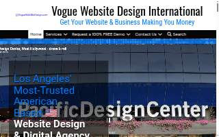Vogue Website Design website